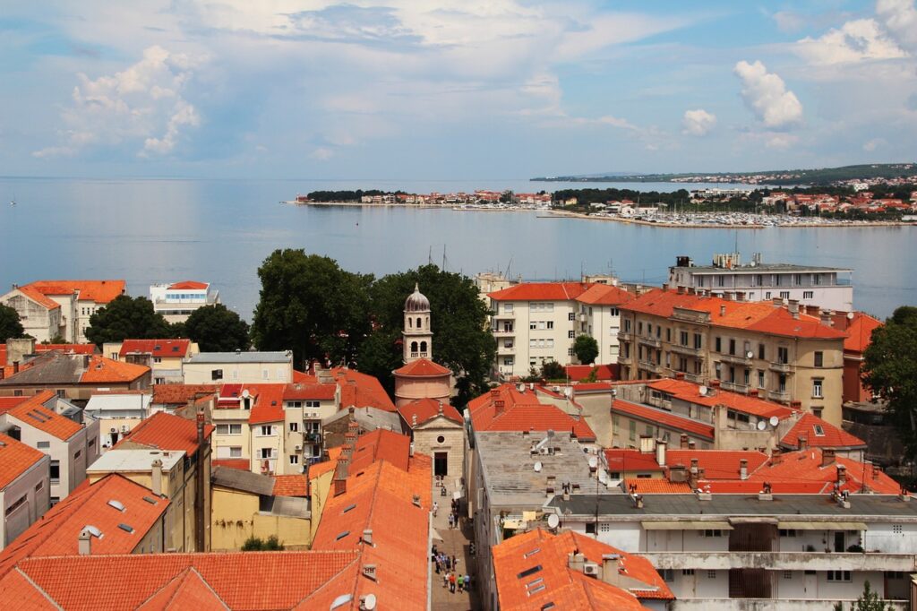 croatia, zadar, roofs