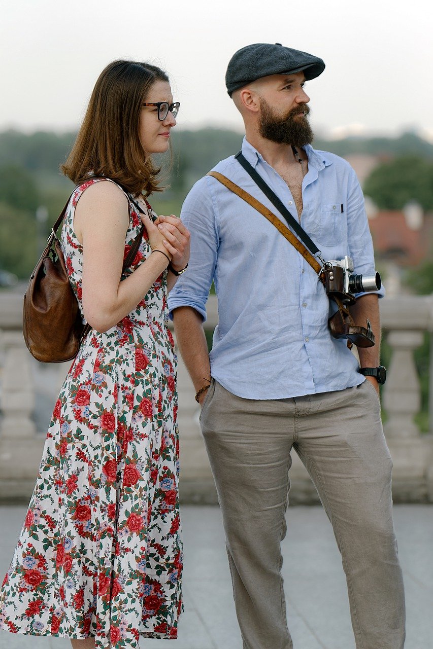couple, spouses, tourists